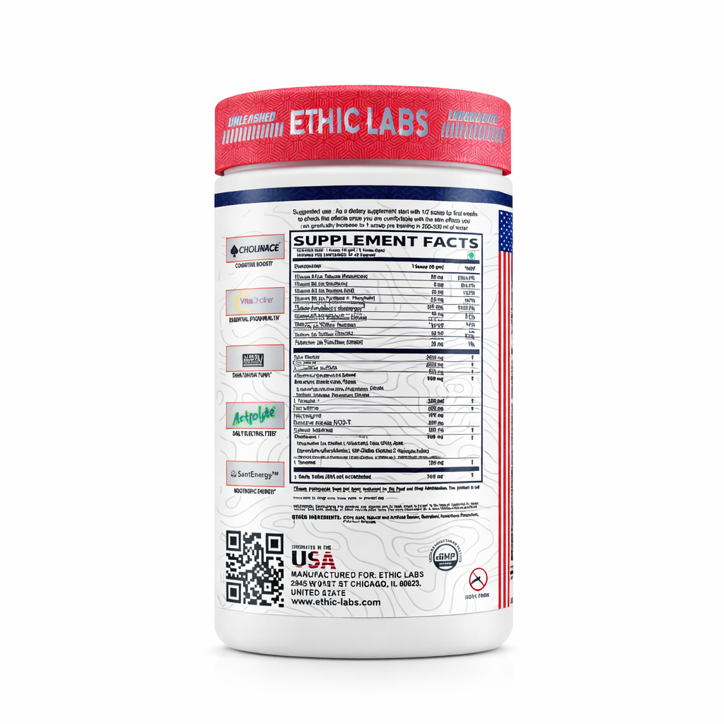 Ethic Pre – Advanced Pre Workout Formula